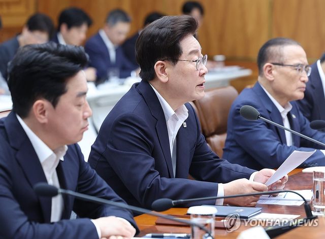 이재명 대통령, 메가프로젝트 2차 회의 발언
