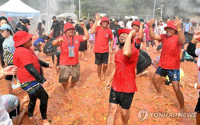 화천토마토축제 황금반지를 찾아라 이벤트 인기