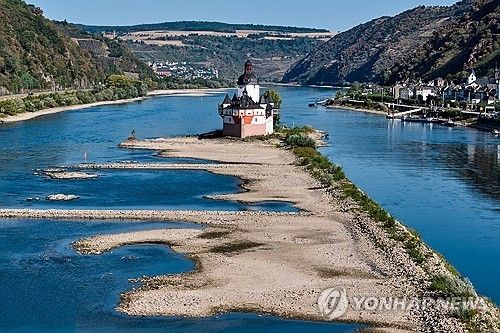 독일 라인강 카우프 지점 [AP 연합뉴스 자료사진. 재판매 및 DB 금지] 