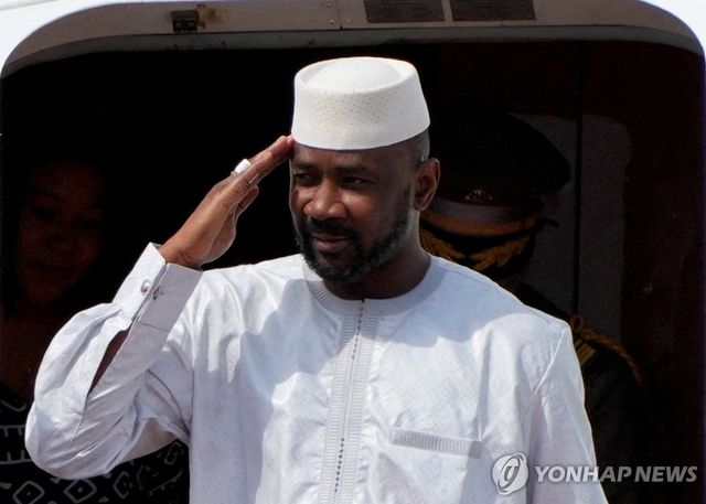 말리 군정 수반인 아시미 고이타 임시 대통령 [로이터=연합뉴스 자료사진. 재판매 및 DB 금지]