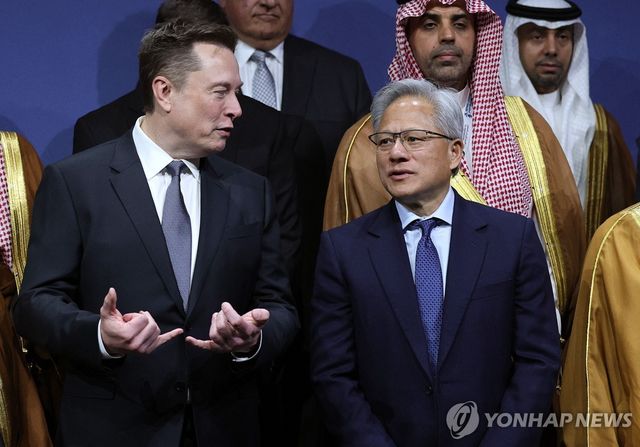 일론 머스크와 젠슨 황