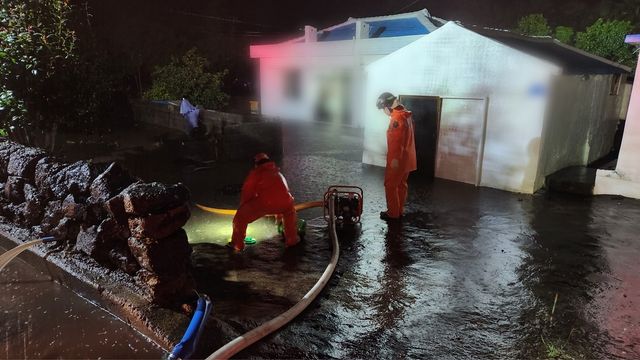 제주시 구좌읍 침수 주택 배수 지원