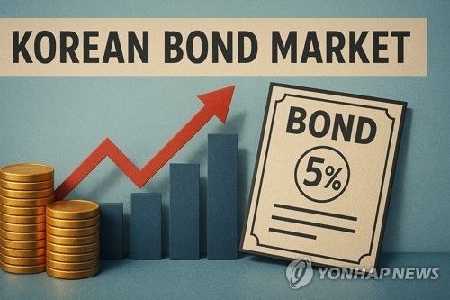 한국 채권 시장 일러스트 [챗GPT 제작]