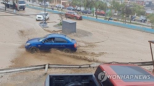 비가 내린 토코피야주