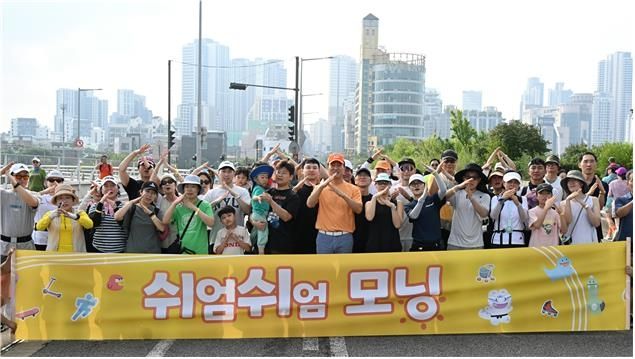 '쉬엄쉬엄 모닝'에 참여한 오세훈 서울시장