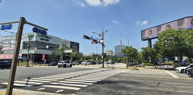 한산한 전주 도심