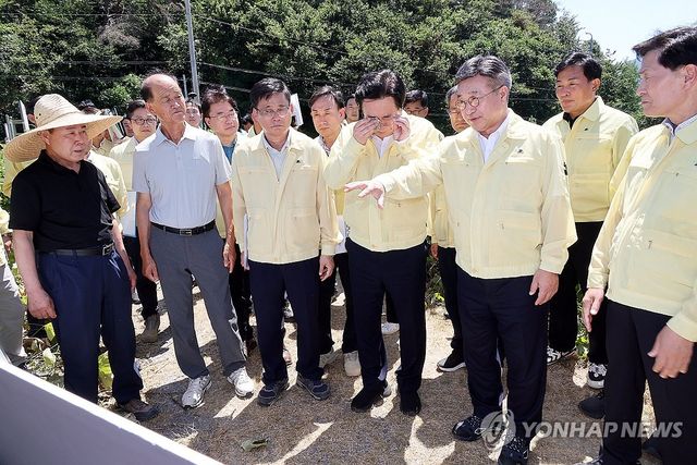 윤호중 장관, 가뭄 대처현황 현장점검
