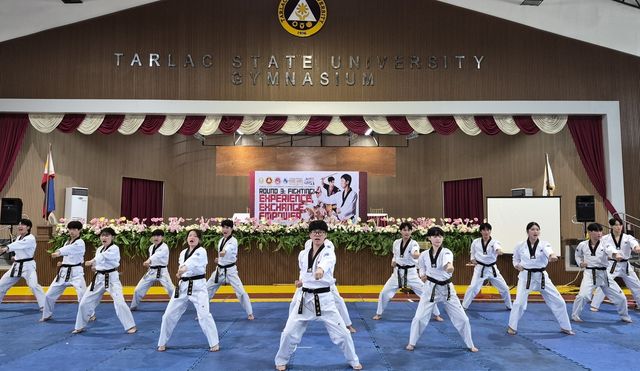 태권도 시범 모습