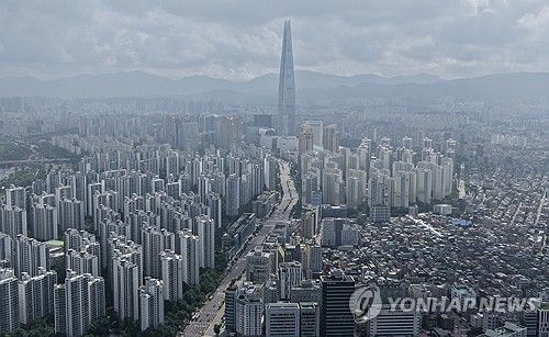 서울 송파구 일대 아파트 모습 [연합뉴스 자료사진]