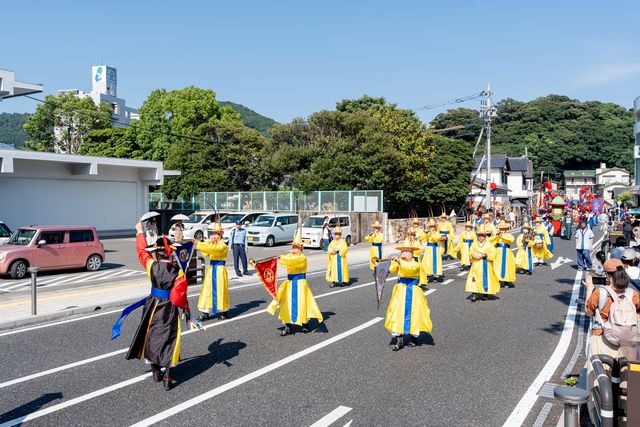 쓰시마 이즈하라항 축제의 조선통신사 행렬