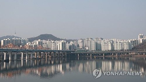 서울 한강벨트 일대 아파트 모습 [연합뉴스 자료사진]