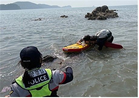 해루질 사고 구조 현장 (기사와 직접 관련 없는 자료사진]
