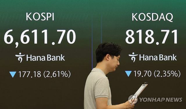 코스피·코스닥 동반 하락 출발