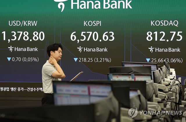 코스피·코스닥·환율 동반 하락 출발