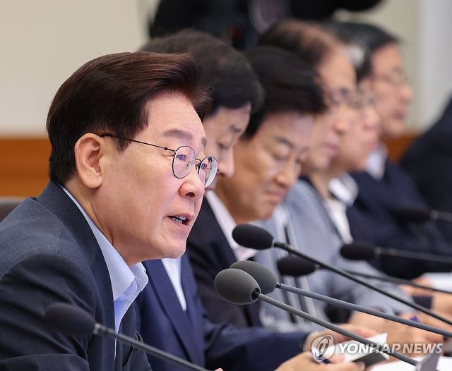 발언하는 이재명 대통령