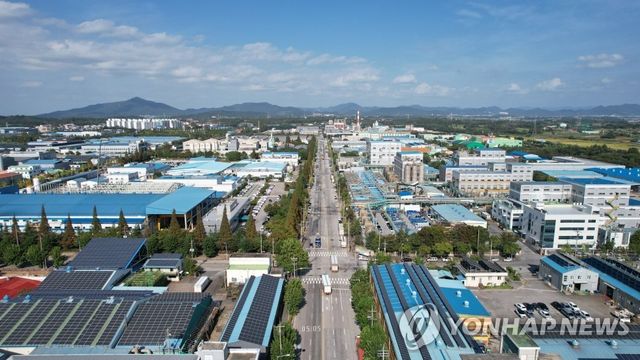 지역의 한 산업단지 전경