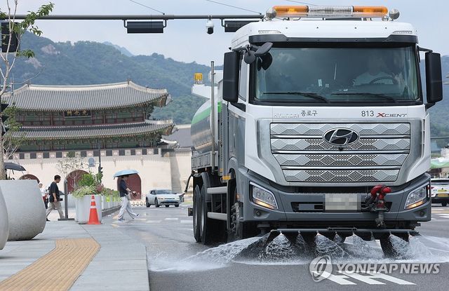 달아오른 아스팔트를 식혀라