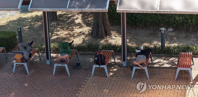 폭염 속 휴식
