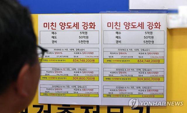 정부, 양도소득세 개편