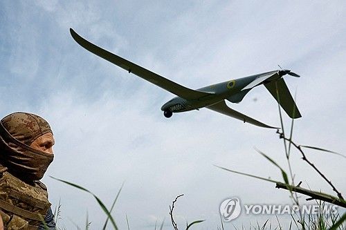 전장의 우크라이나 드론 [로이터 연합뉴스 자료사진. 재판매 및 DB 금지] 
