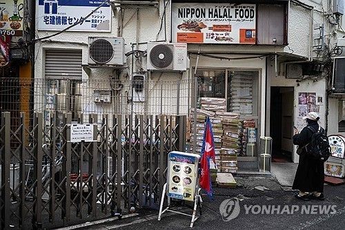 이민자들이 많이 사는 도쿄 신오쿠보 지역