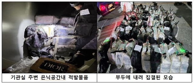 국제무역선 은닉 마약 적발사례