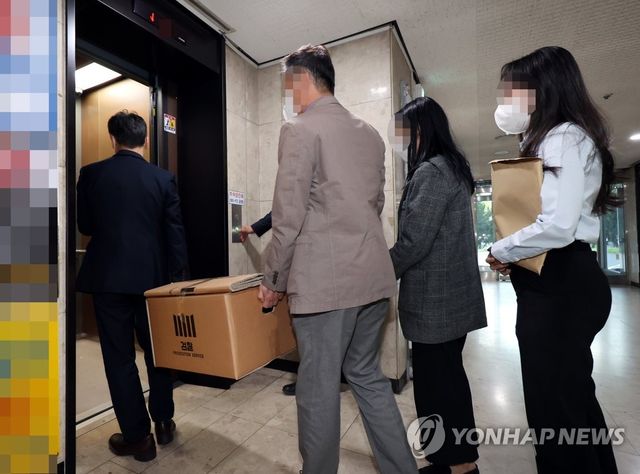 2023년 당시 전세사기 건축왕 사무실 압수수색하는 검찰
