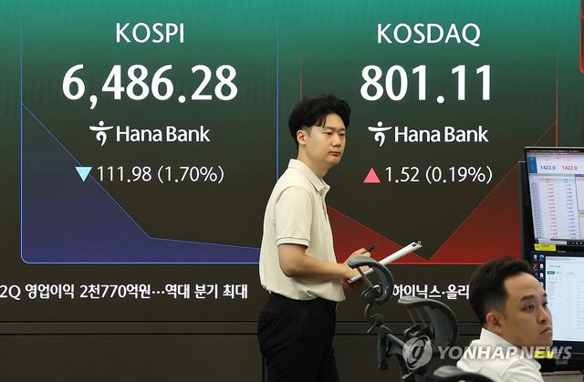 하락 출발한 코스피