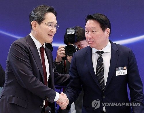 이재용 회장과 최태원 회장