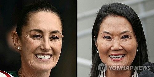 셰인바움 멕시코 대통령과 후지모리 페루 대통령