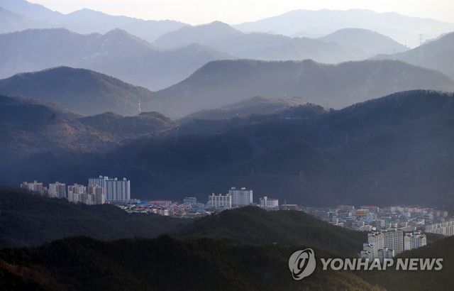 해발 700ｍ 고원 도시의 아침