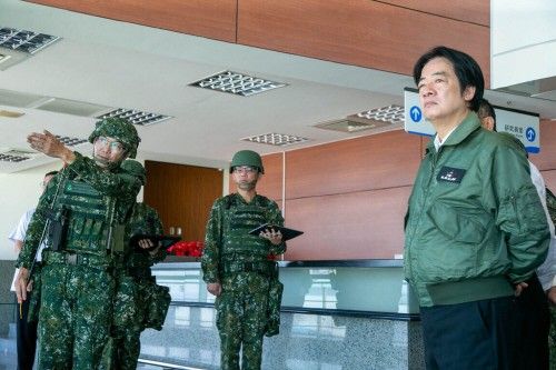 라이칭더 대만 총통(우측)