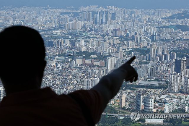 서울의 아파트 및 빌라 단지 모습