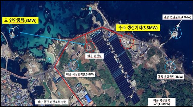행원풍력단지 위치도