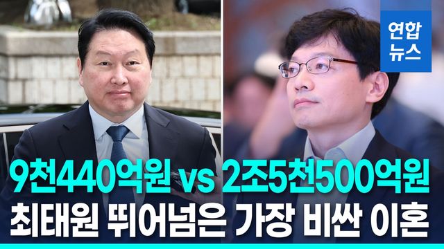 [영상] 천문학적 이혼 재산분할…비슷한 듯 다른 최태원·권혁빈 판결 - 2