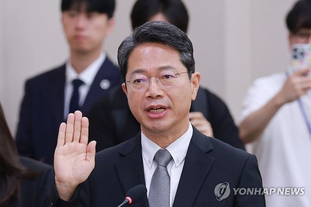 김승원 법무장관 후보자 선서