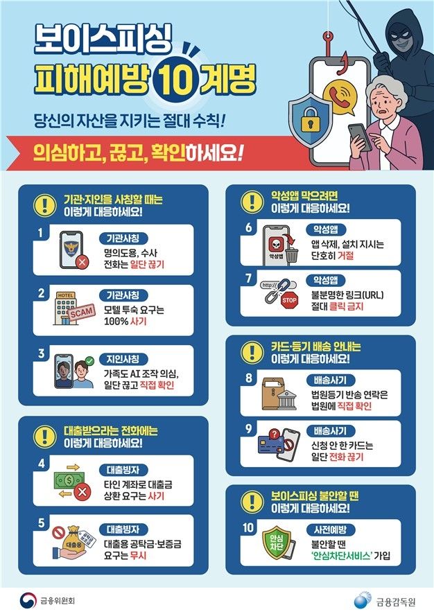 보이스피싱 피해예방 10계명