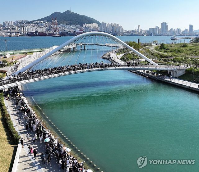 상어 구경 인파