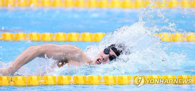 황선우, 자유형 200m 은메달 획득
