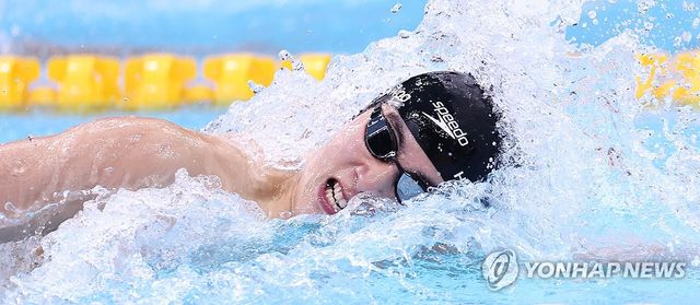 황선우, 자유형 200m 은메달 획득