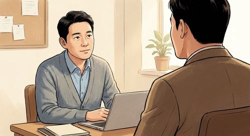 피의자와 면담하는 프로파일러