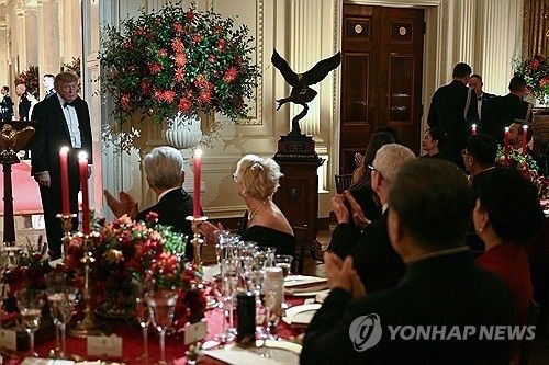 시진핑 방미 위한 백악관 국빈 만찬