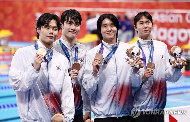 남자 계영 800ｍ 동메달