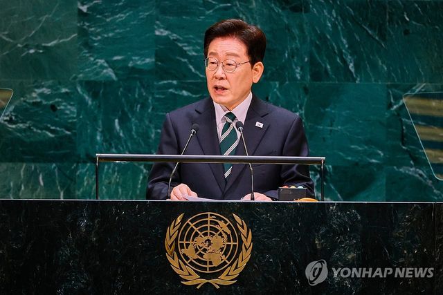 이재명 대통령, 유엔 기조연설