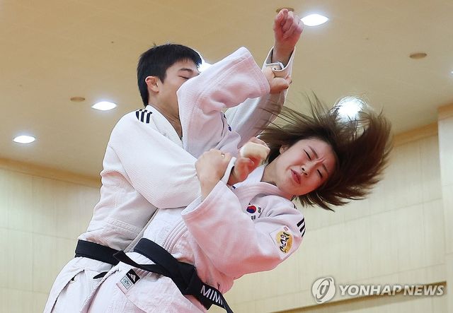 허미미 '훈련 또 훈련'