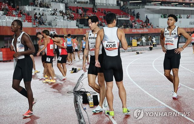 400m 계주 실격