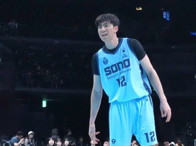 6일 일본 가고시마와의 친선경기에 출전한 강지훈