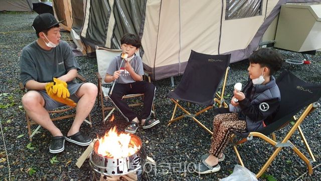 야영장 전경