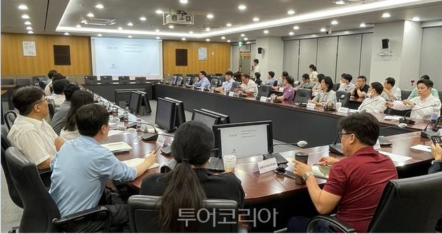 지난 14일 시울시청 본관 6층 기획상황실에서 진행된 선불식 할부거래업체준법교육.[사진=서울시]