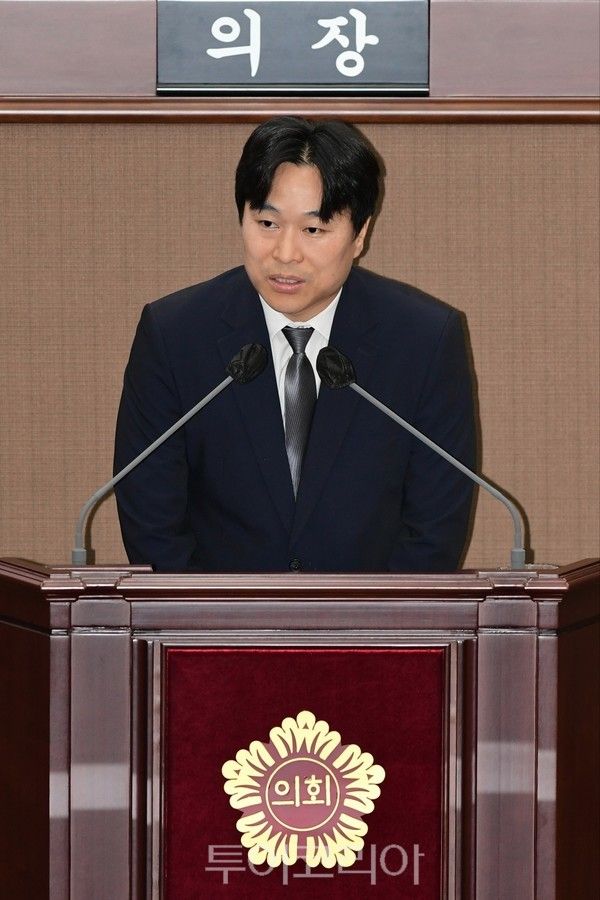 시정 질문하는 이종배 의원